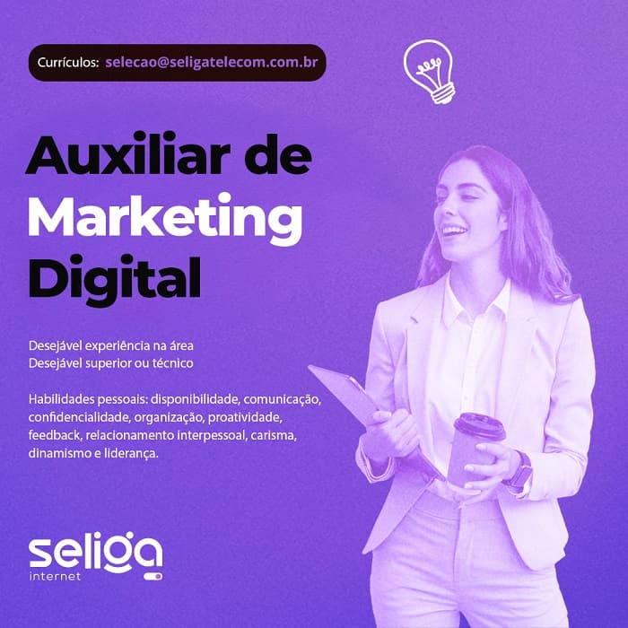 Auxiliar de Marketing Digital