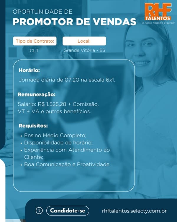 PROMOTOR DE VENDAS