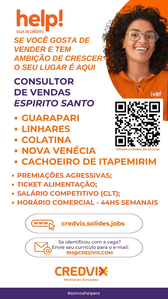 HELP! CONTRATA CONSULTOR DE VENDAS