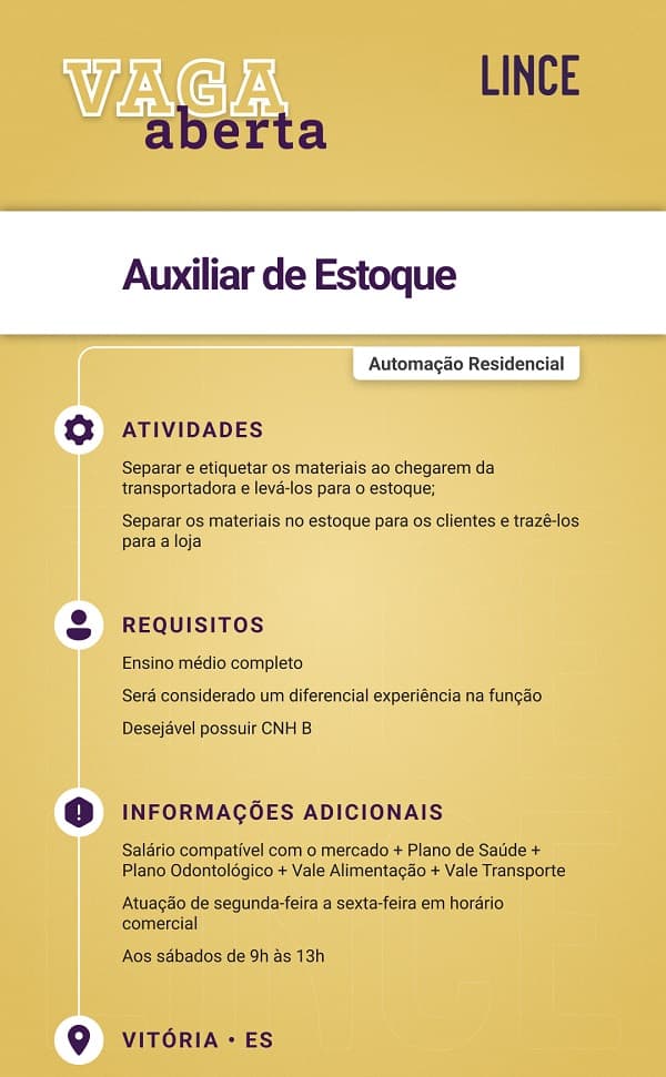  AUXILIAR DE ESTOQUE