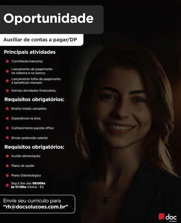 AUXILIAR DE CONTAS A PAGAR/DP