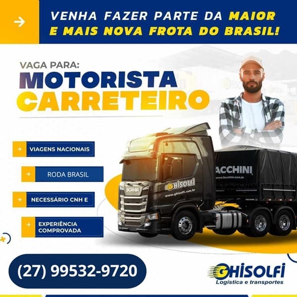 MOTORISTA CARRETEIRO