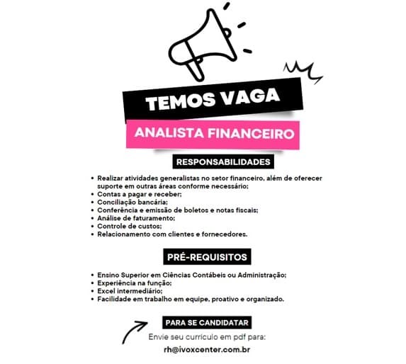 ANALISTA FINANCEIRO