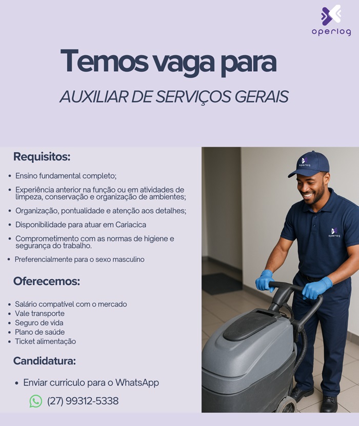 AUXILIAR DE SERVIÇOS GERAIS