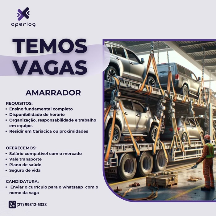 Operlog contrata Amarrador
