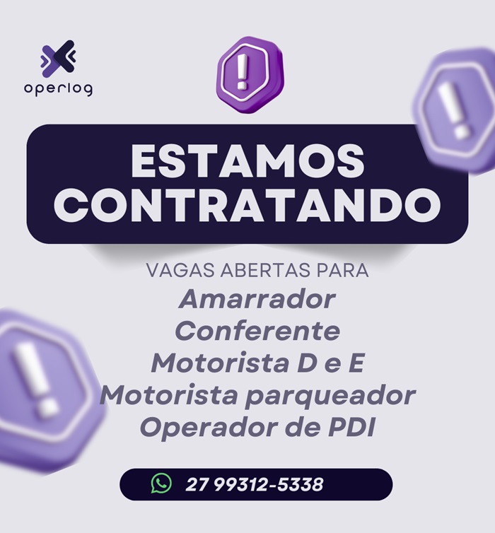 OPERLOG ABRE VAGAS DE EMPREGO