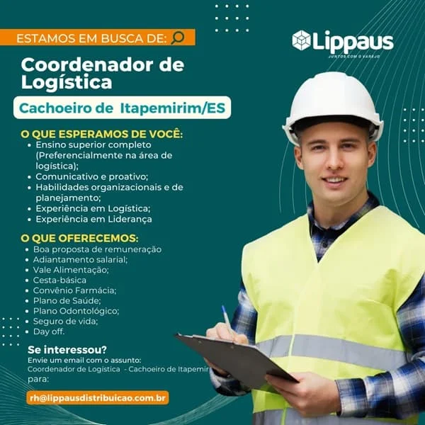 COORDENADOR DE LOGÍSTICA