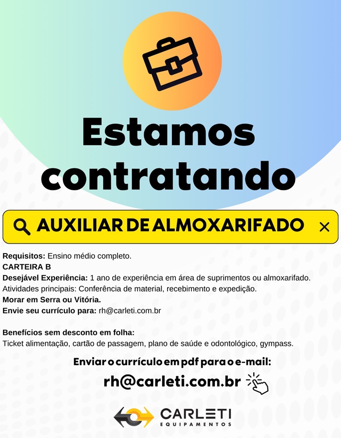 AUXILIAR DE ALMOXARIFADO