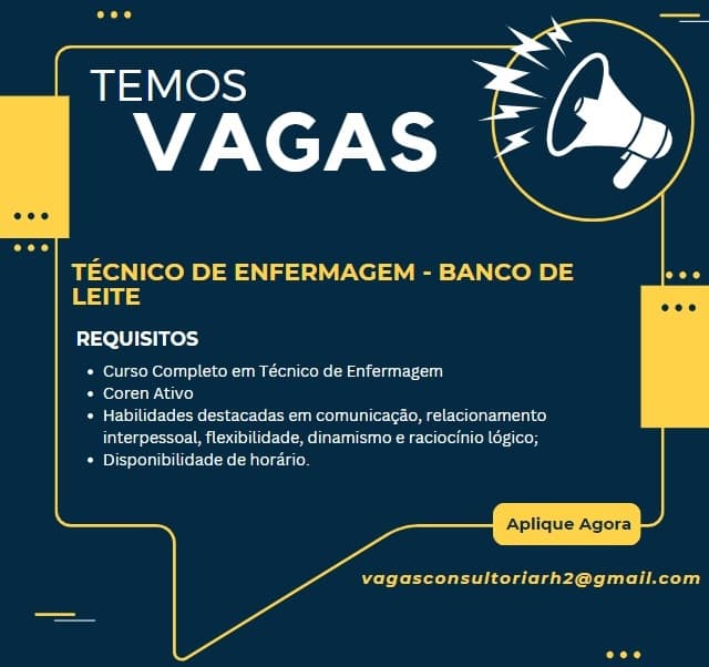 TÉCNICO DE ENFERMAGEM - BANCO DE LEITE