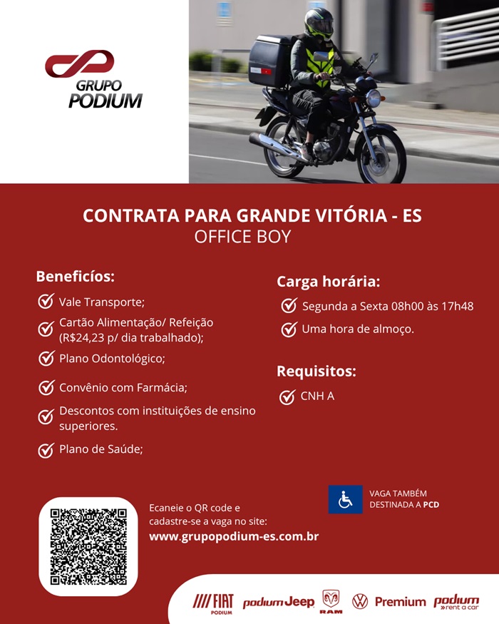 GRUPO PODIUM CONTRATA OFFICE BOY