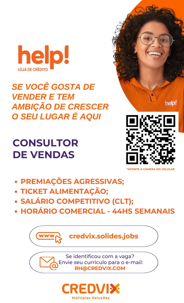 HELP! CONTRATA CONSULTOR DE VENDAS