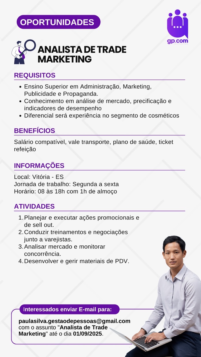 ANALISTA DE TRADE MARKETING