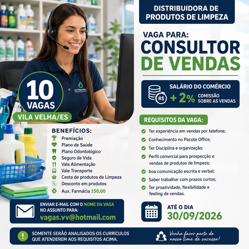 Consultor de Vendas