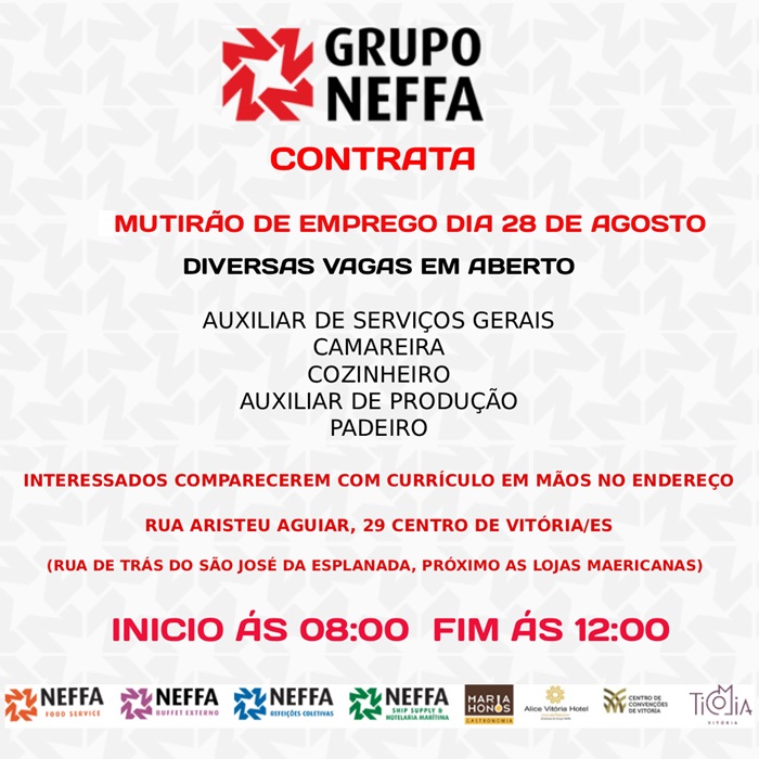 MUTIRÃO DE EMPREGO 