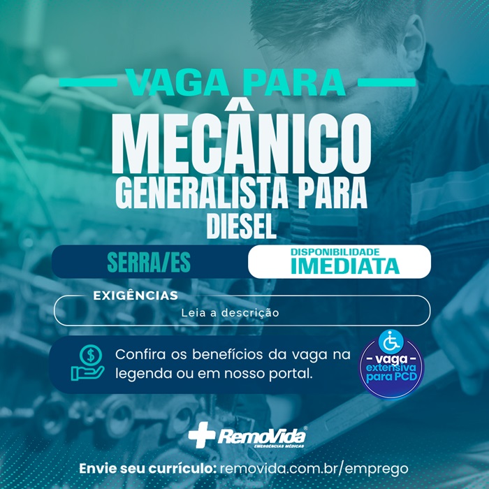 MECÂNICO AUTOMOTIVO DIESEL GENERALISTA