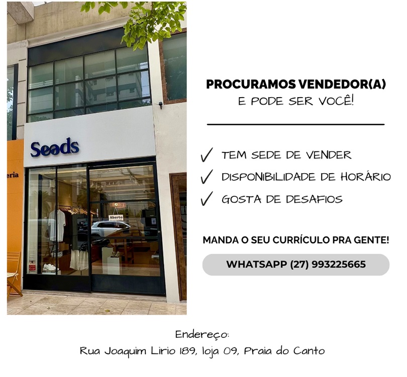VAGA PARA VENDEDOR