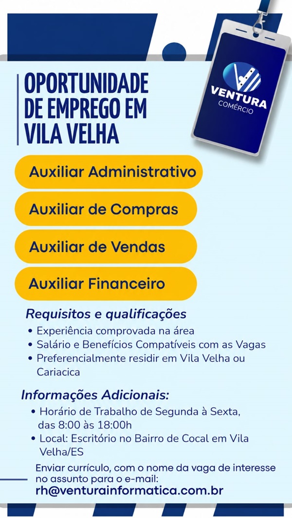 Oportunidades de Emprego em VIla Velha