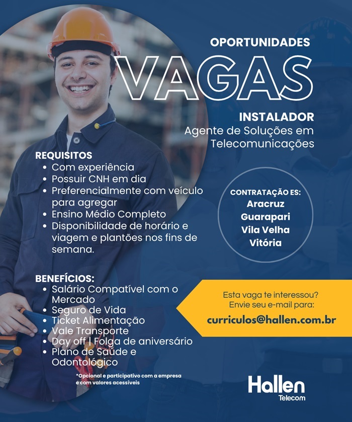  INSTALADOR (Agente de Soluções em Telecomunicações)