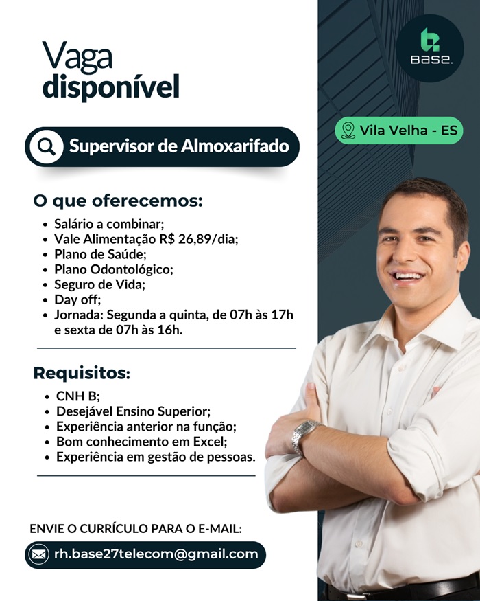 SUPERVISOR DE ALMOXARIFADO