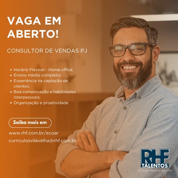 CONSULTOR DE VENDAS PJ