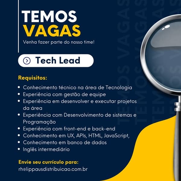 VAGA DE TECH LEAD