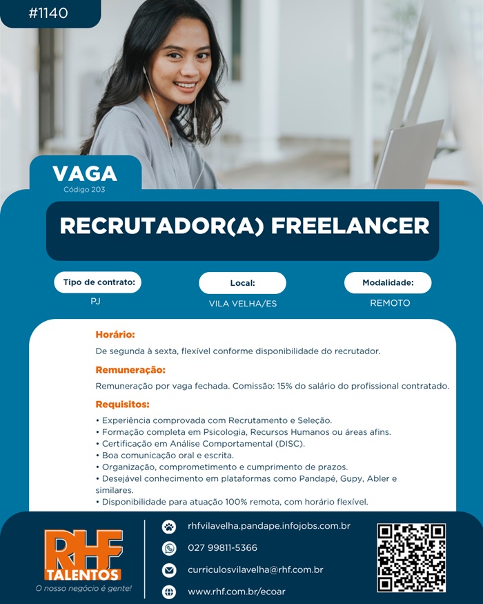 Recrutador(a) Freelancer