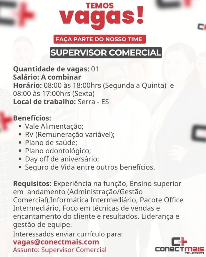 SUPERVISOR COMERCIAL