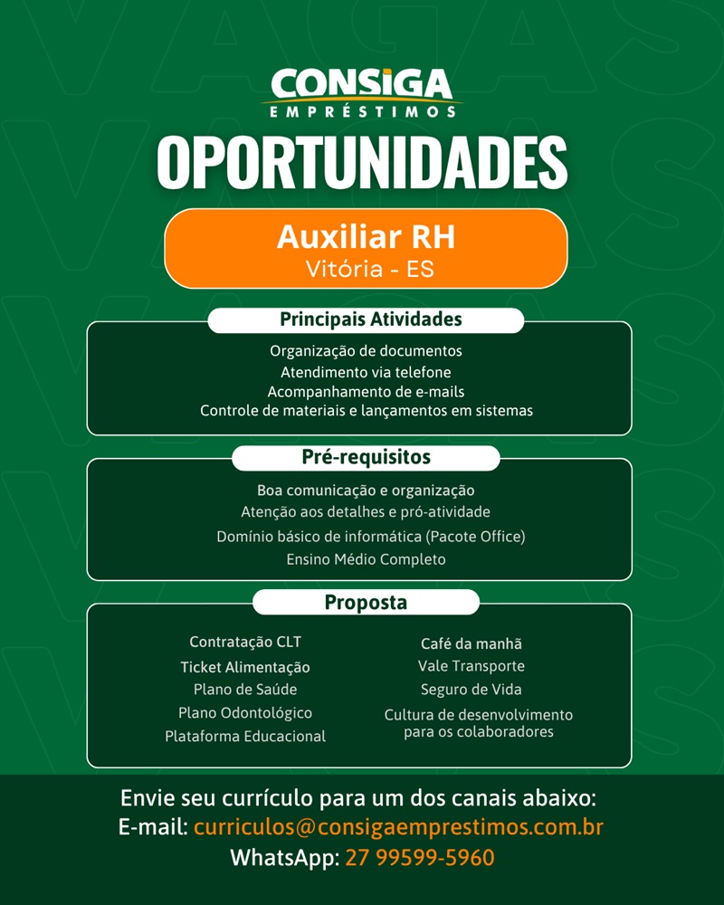 AUXILIAR DE RH