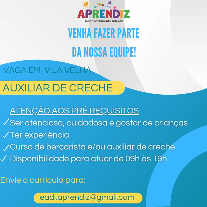 AUXILIAR DE CRECHE
