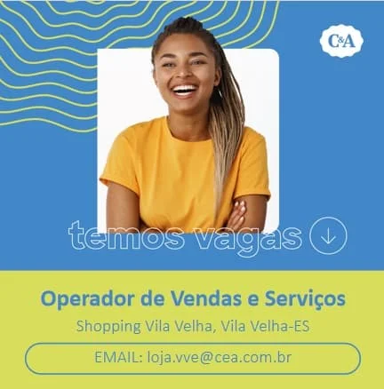 C&A contrata Operador de Vendas e Serviços