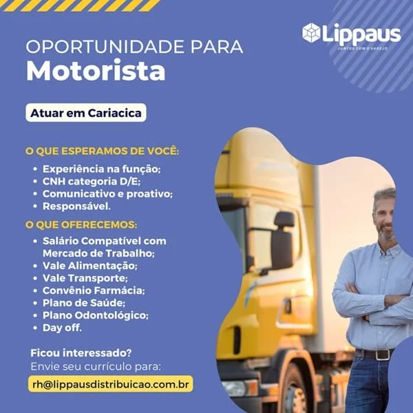 VAGA DE MOTORISTA