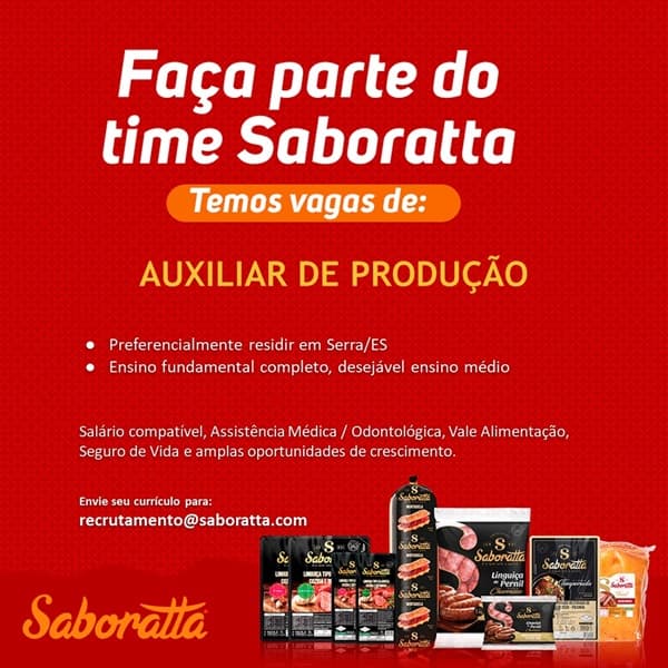 AUXILIAR DE PRODUÇÃO