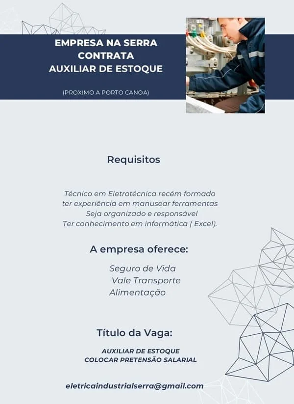 AUXILIAR DE ESTOQUE