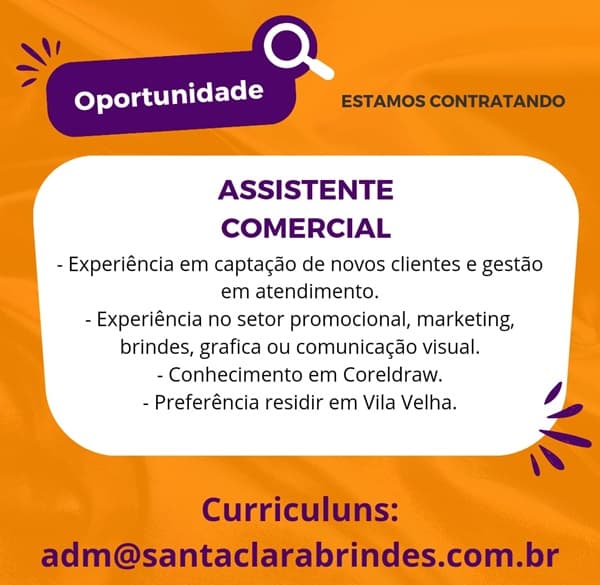 ASSISTENTE COMERCIAL