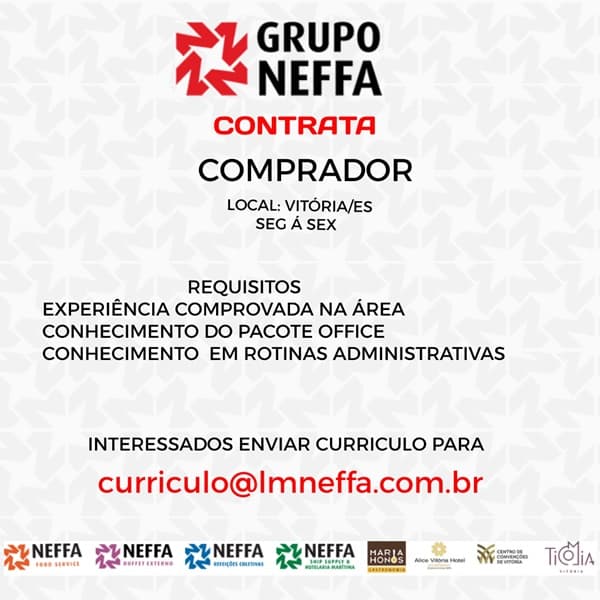 Grupo Neffa contrata Comprador