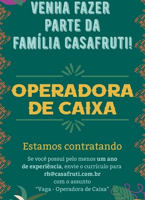 OPERADOR DE CAIXA