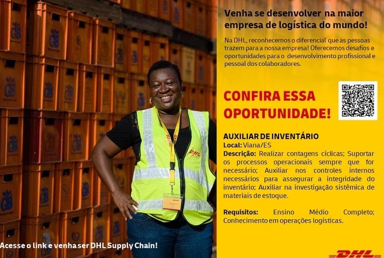 DHL CONTRATA AUXILIAR INVENTARIO