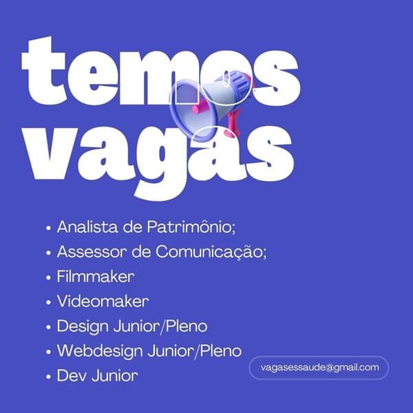 EMPRESA ABREM DIVERSAS VAGAS DE EMPREGO