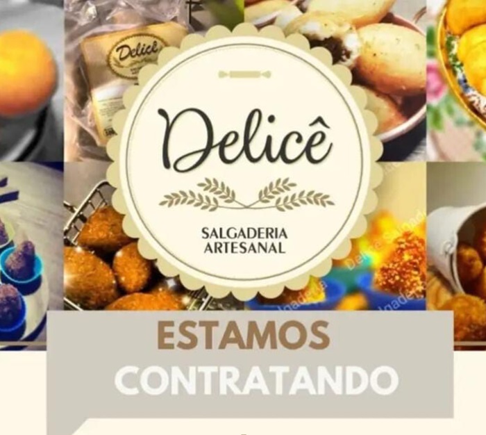 DELICÊ CONTRATA AUXILIAR DE SERVIÇOS GERAIS