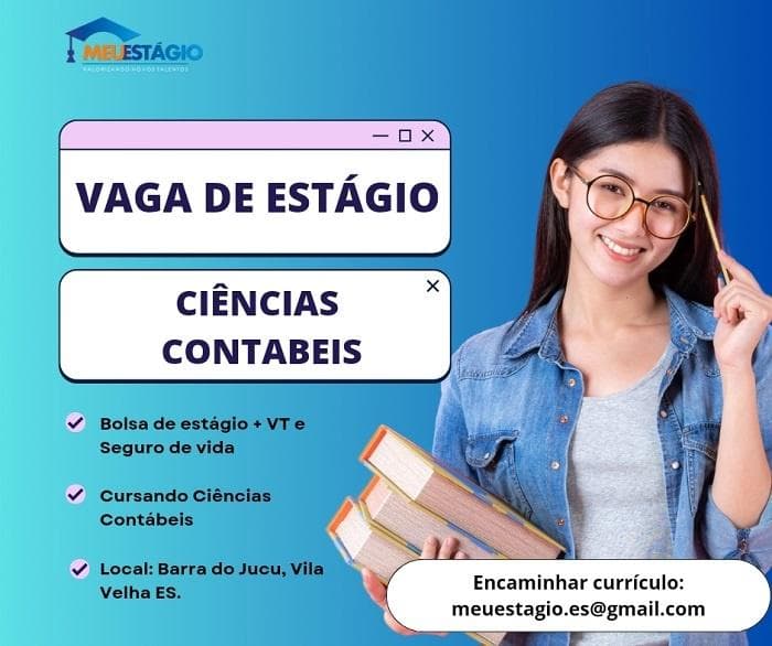 Vaga de Estágio - Ciências Contábeis