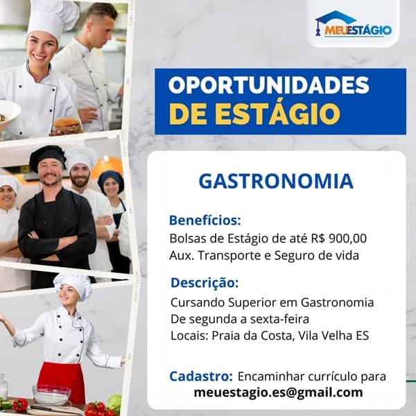 ESTÁGIO - GASTRONOMIA