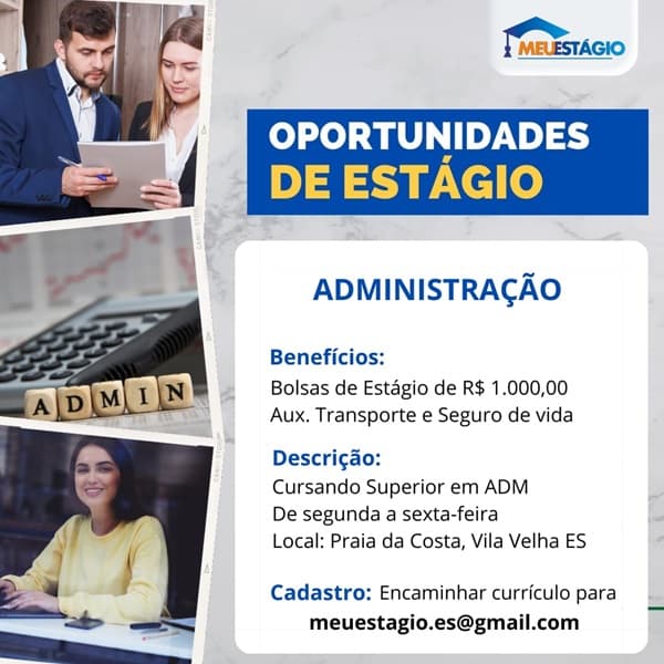 ESTÁGIO - SUPERIOR EM ADMINISTRAÇÃO