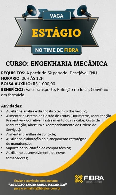 ESTÁGIO ENGENHARIA MECÂNICA