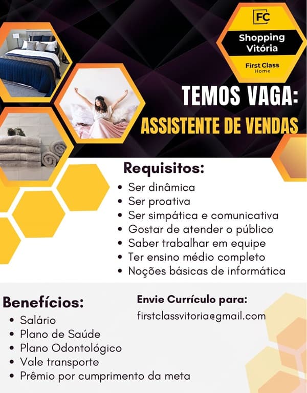 ASSISTENTE DE VENDAS