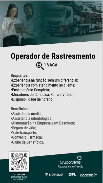 OPERADOR DE RASTREAMENTO