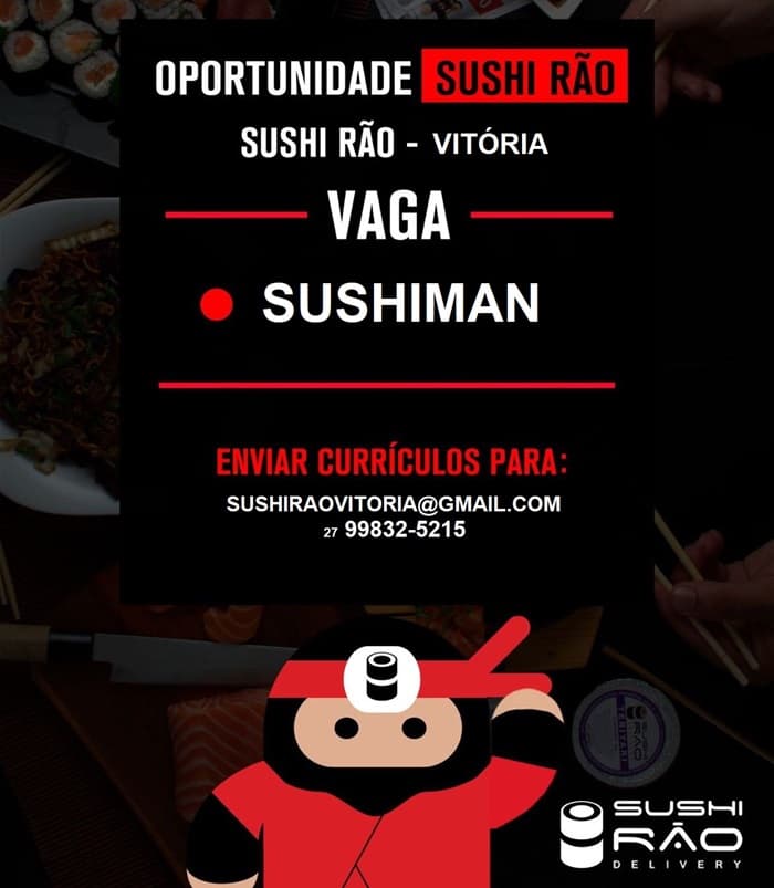 VAGA DE SUSHIMAN