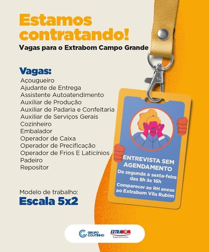 Grupo Coutinho abre vagas para a nova unidade de Campo Grande