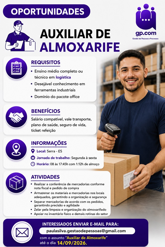 AUXILIAR DE ALMOXARIFE