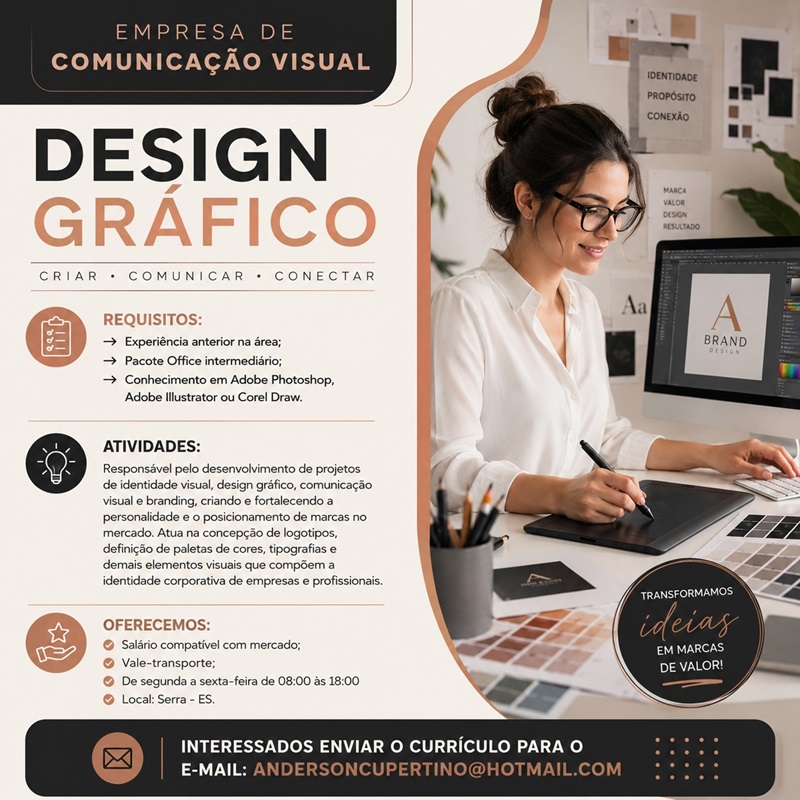 VAGA DE DESIGN GRÁFICO