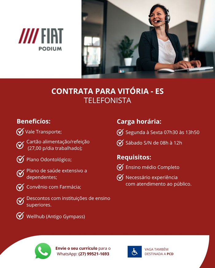 GRUPO PODIUM CONTRATA TELEFONISTA